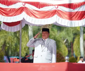 Pemkab Nagan Raya Gelar Upacara Hari Sumpah Pemuda ke-97, Bupati TRK jadi Inspektur Upacara
