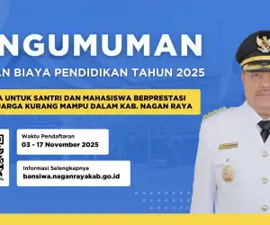 Pemkab Nagan Raya Buka Pendaftaran Bantuan Biaya Pendidikan bagi Santri dan Mahasiswa Berprestasi