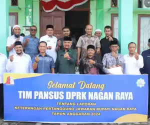 Sambangi Baitul Mal Nagan Raya,Tim Pansus LKPJ Banyak Perusahaan Tak Bayar Zakat