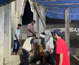 Pasca Bencana Meteorologi, Ketua Tim Srikandi Nagan Raya Salurkan Bantuan ke Warga Terdampak