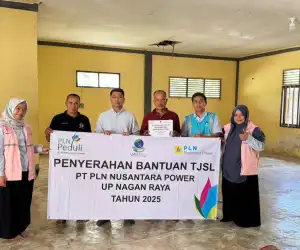Dukung Kegiatan Keagamaan, PLN NP Nagan Raya Perbaiki TPA Desa Kuala Tuha