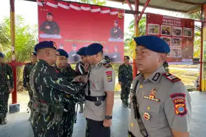 Penyegaran Organisasi, Batalyon C Pelopor Gelar Sertijab Danki dan Perwira Jajaran