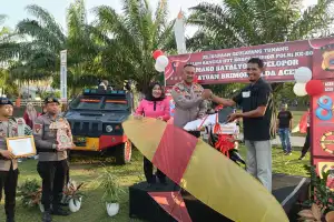 Semarak HUT Brimob ke-80, Turnamen Geulayang Tunang Piala Danyon C Pelopor Resmi Ditutup