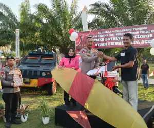 Semarak HUT Brimob ke-80, Turnamen Geulayang Tunang Piala Danyon C Pelopor Resmi Ditutup
