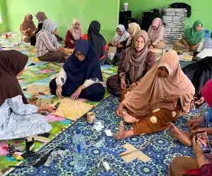 Kepala Desa Apresiasi Program Pelatihan Anyaman PT BEL Dinilai Dongkrak Ekonomi Warga