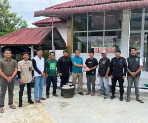 Pererat Silaturahmi Sambut Ramadhan, Brimob Batalyon C Pelopor Gelar Tradisi Meugang