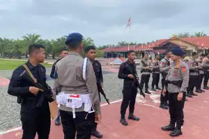 Perkuat Soliditas dan Kesiapsiagaan, Personel Kompi 2 Batalyon C Pelopor Gelar Apel Pagi