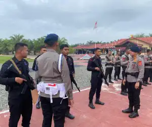 Perkuat Soliditas dan Kesiapsiagaan, Personel Kompi 2 Batalyon C Pelopor Gelar Apel Pagi