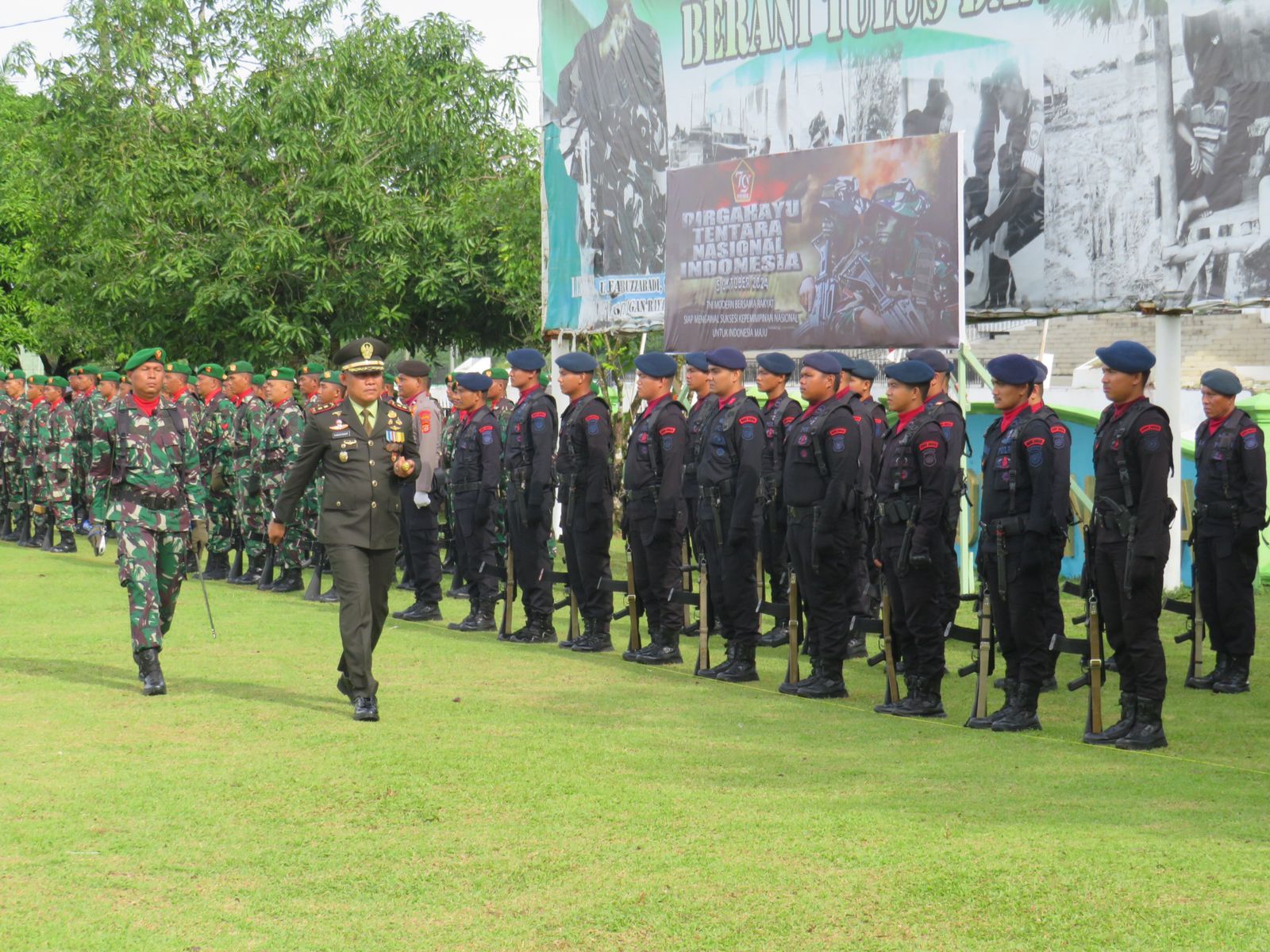 Batalyon C Pelopor Ikut Meriahkan HUT TNI Ke-79