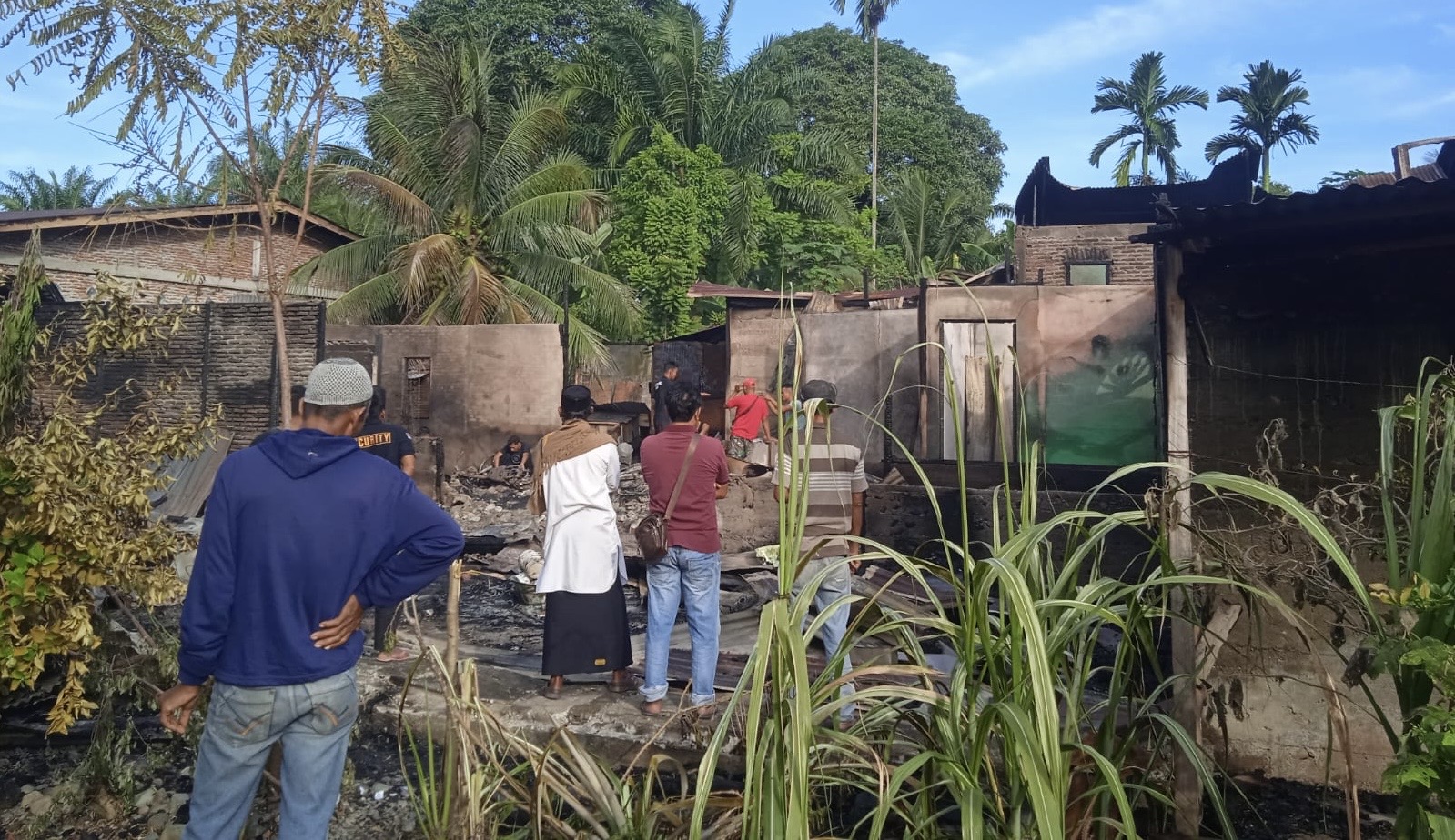 Tiga Rumah Masyarakat di Abdya Hangus Terbakar