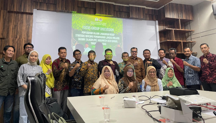 DLH Aceh Singkil Gelar FGD Penyusunan KLHS untuk RPJPD 2025-2045