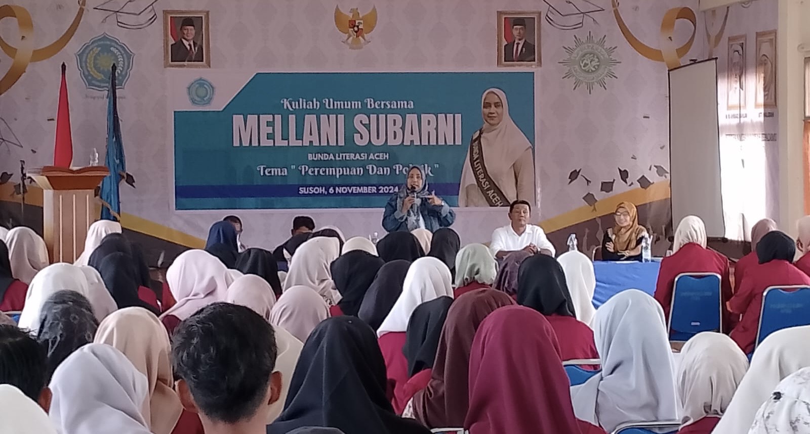 Perempuan dan Politik, Dari Mellani Subarni Untuk STKIP Muhammadiyah Abdya