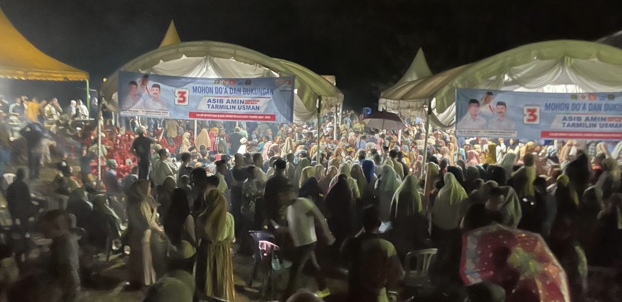 Silaturahmi di Desa Kuala Tadu, Tim Milenial Ajak Masyarakat Menangkan AMAN