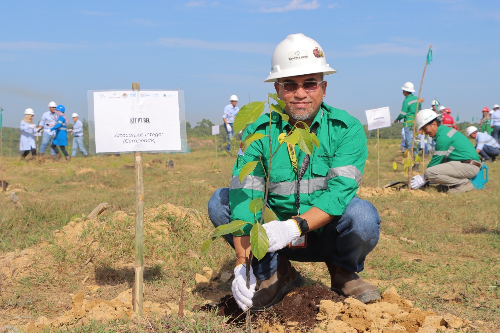 PT BEL Reklamasi 15 Hektare Lahan Bekas Tambang Saat Peringatan HLHS 2025