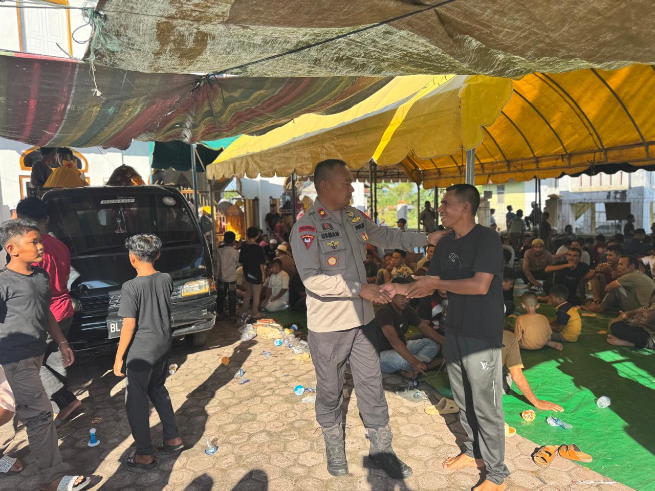 Menyatu dengan Masyarakat, Komandan Batalyon C Pelopor Peringati Maulid Nabi di Tanah Kelahiran