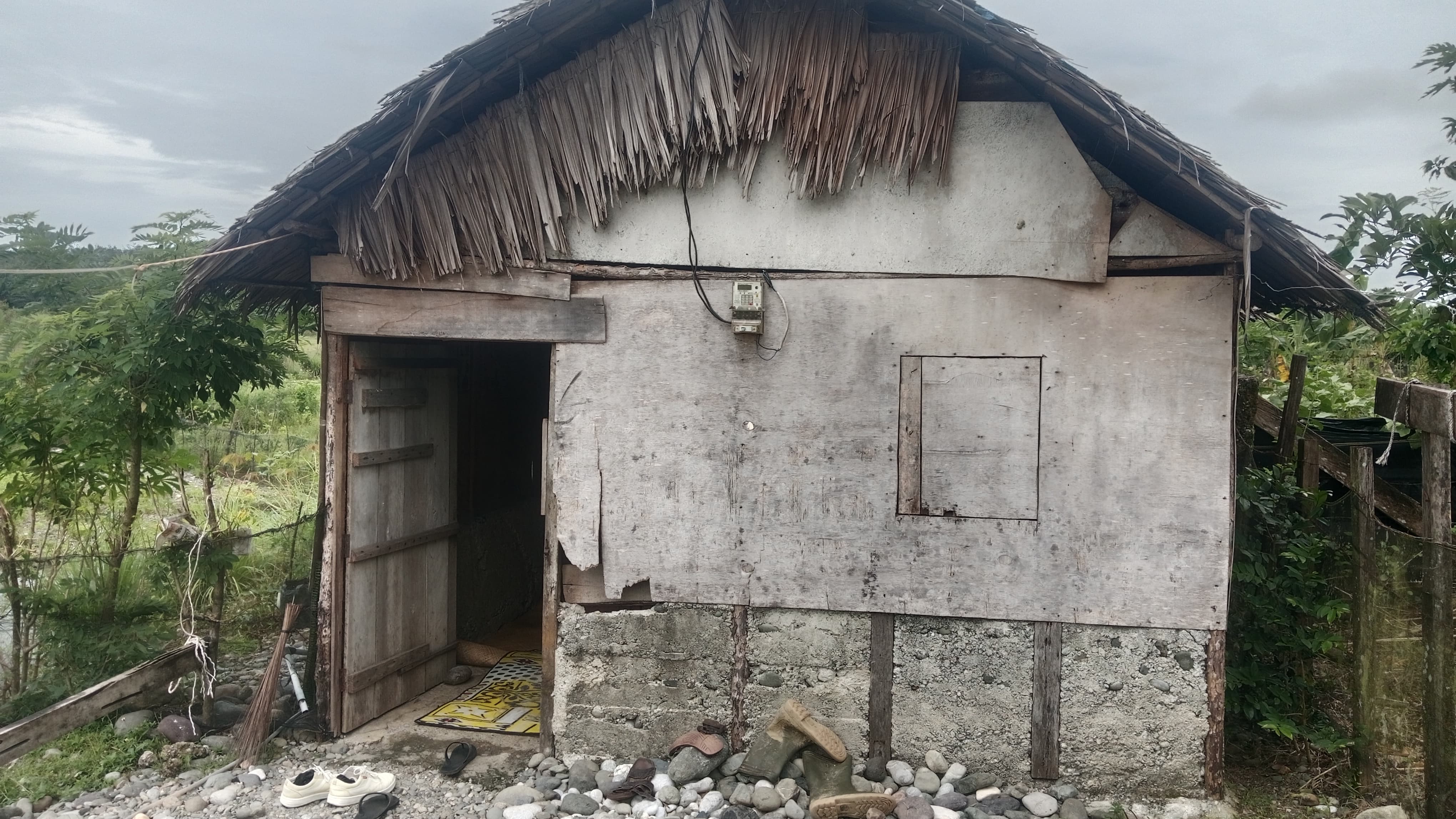 Pasutri di Nagan Raya Tinggal di Rumah Tak Layak Huni Selama 8 Tahun